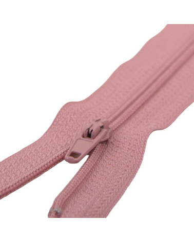 Feiner Verschluss Polyester Nr. 2 Farbe Rosa Gesicht