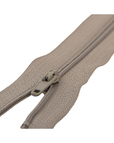 Feinverschluss Polyester Nr. 2 asbestgraue Farbe