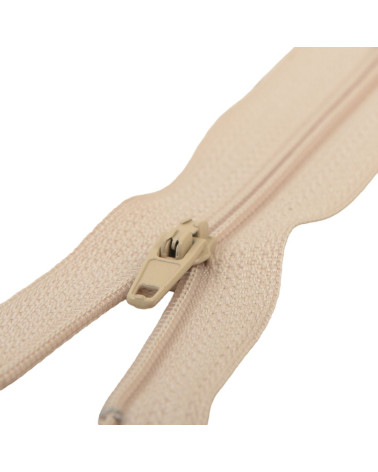 Cierre fino Poliester nº2 color beige arena
