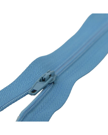 Feiner Verschluss Polyester Nr. 2 Farbe Karibikblau