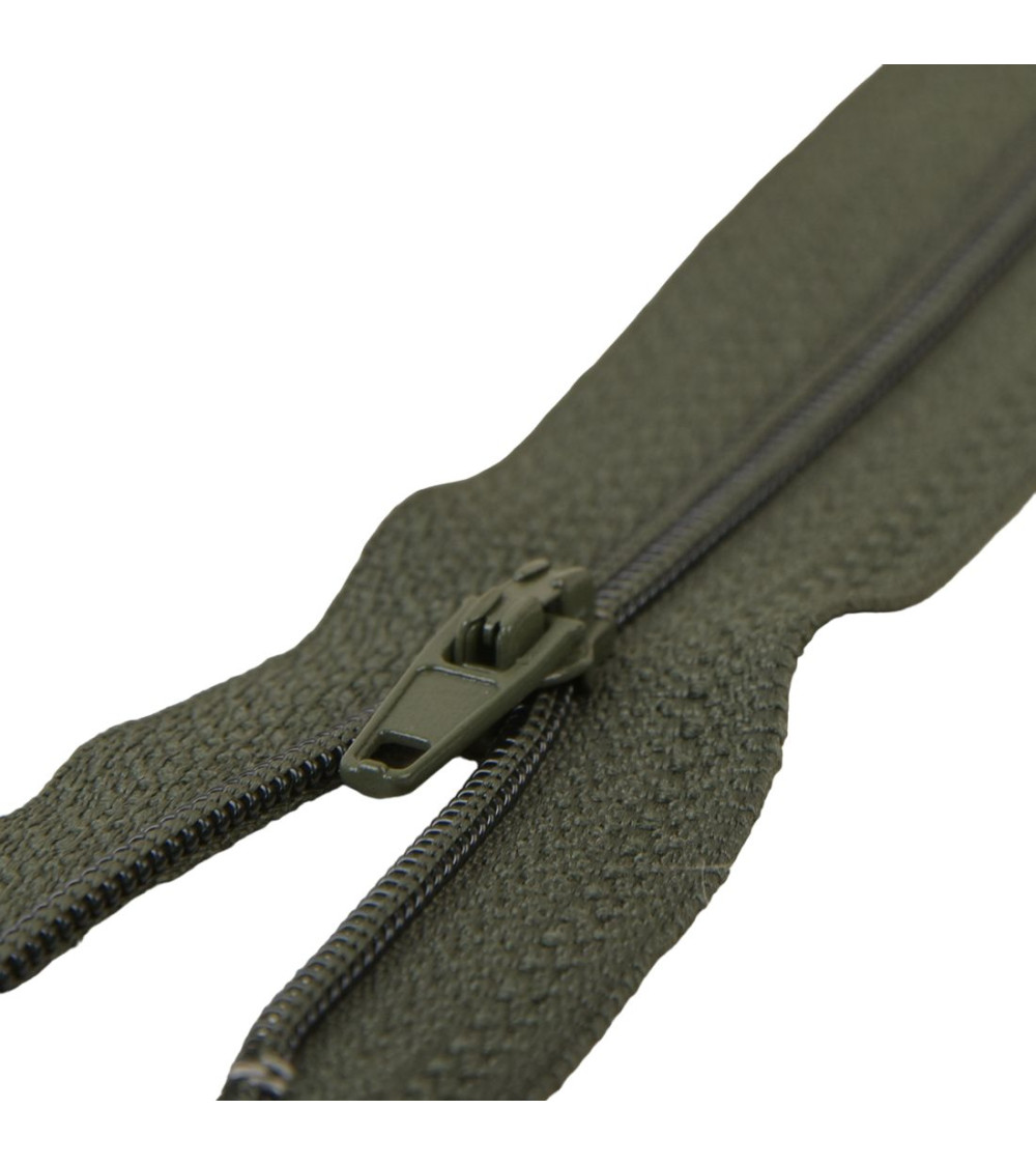 Fine closure Polyester No. 2 Khaki color 1