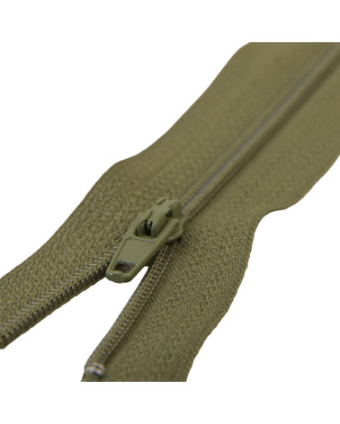 Feiner Verschluss Polyester Nr. 2 Khaki Farbe 2