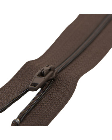 Feiner Verschluss Polyester Nr. 2 Farbe Braun