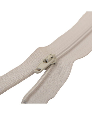 Fermeture fine Polyester N°2 couleur gris argent
