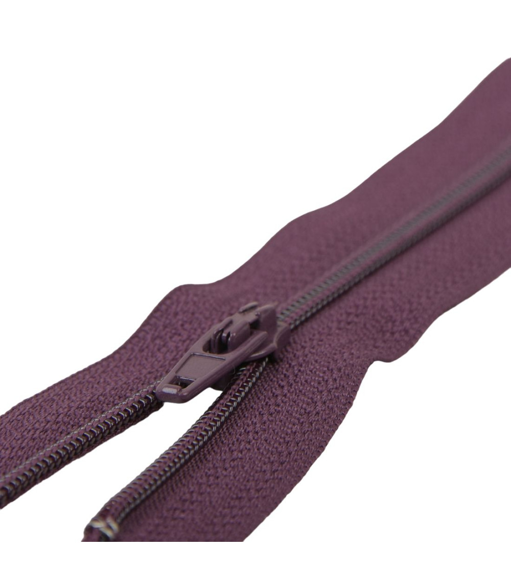 Fermeture fine Polyester N°2 couleur Violet volubili