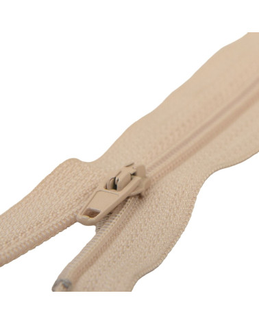 Feiner Verschluss Polyester Nr. 2 hellbeige Farbe
