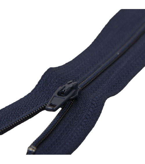 Fermeture fine Polyester N°2 couleur Bleu navy