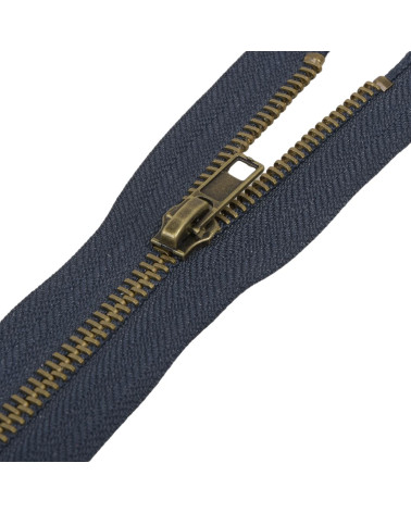 Chiusura separabile in metallo n°5 blu navy