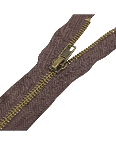 Chiusura separabile in metallo n°5 marrone