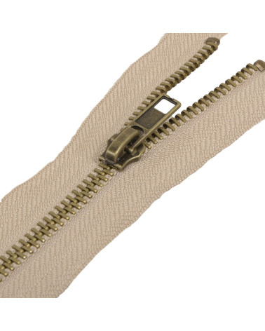 Separable metal closure n°5 antelope beige