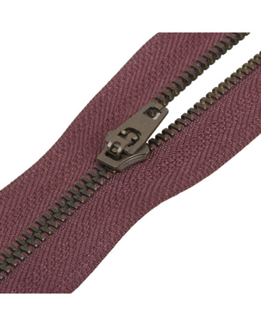 Chiusura speciale in metallo non separabile per tasche - viola