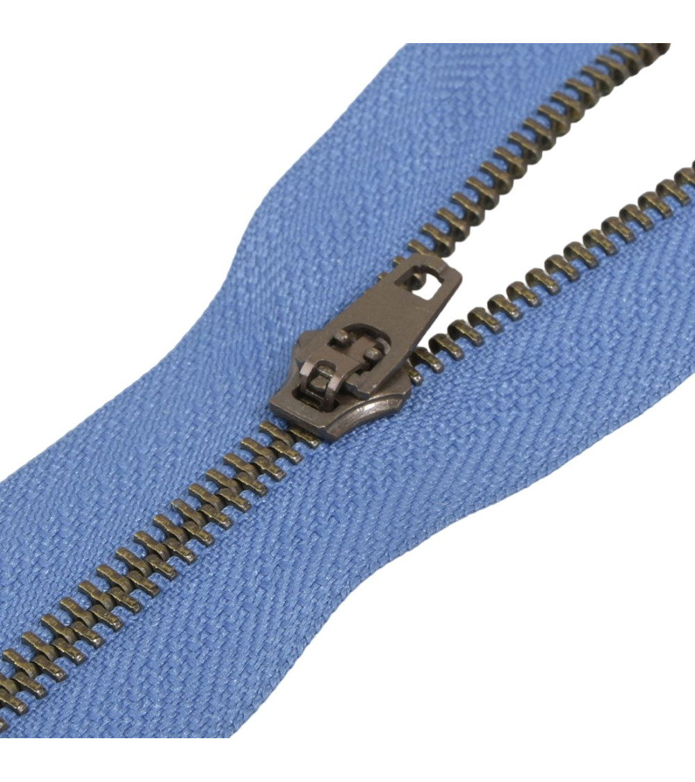 Chiusura in metallo non separabile, tasca speciale - blu royal