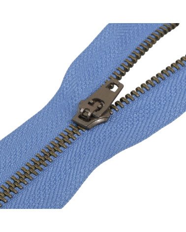 Chiusura in metallo non separabile, tasca speciale - blu royal