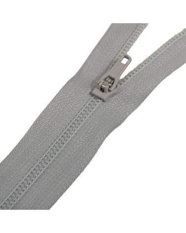 Non-separable spiral mesh closure for pants - gray