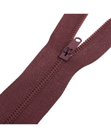 Non-separable spiral mesh closure special for pants - Medoc brown