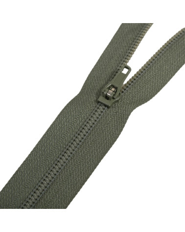 Non-separable spiral mesh closure special for pants - khaki