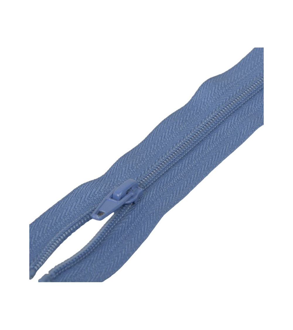 Cremallera deportiva de malla en espiral separable - azul real