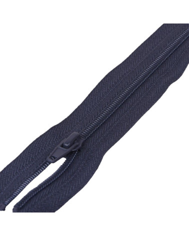 Cremallera deportiva de malla en espiral separable - azul marino