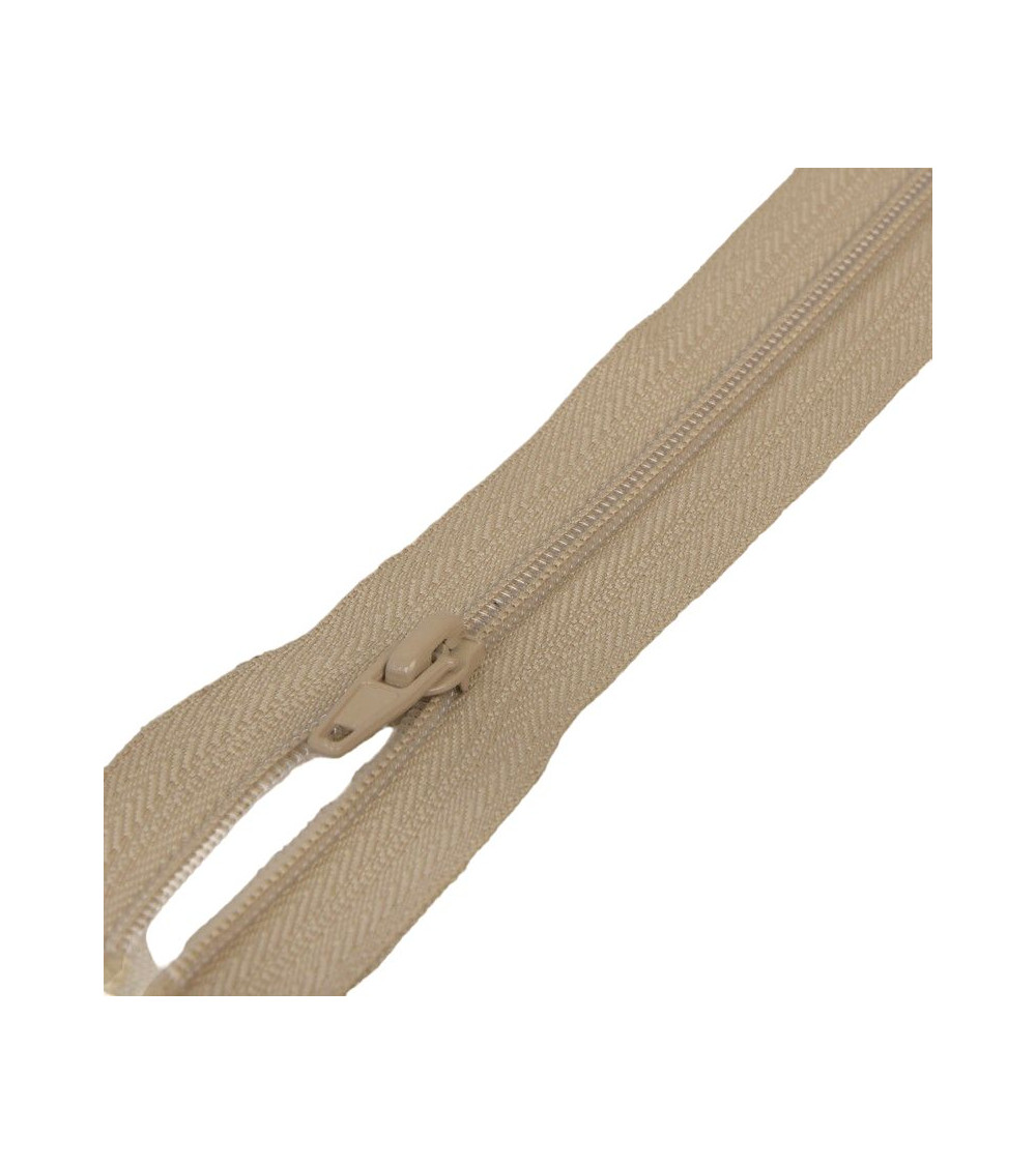 Cierre deportivo de malla en espiral separable - antílope beige