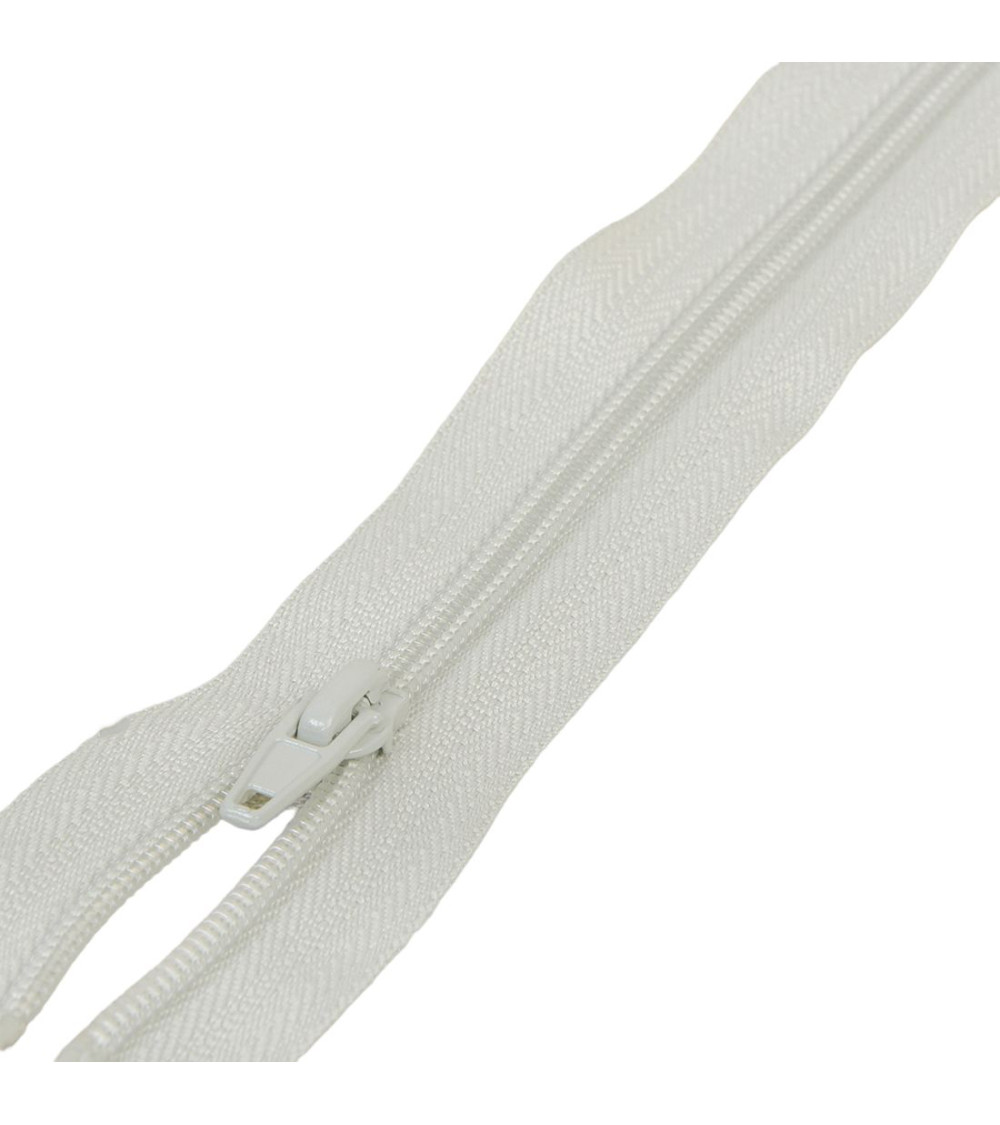 Spiral mesh separable sports zipper - north sea gray