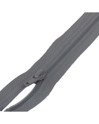 Cremallera deportiva de malla en espiral separable - gris oscuro
