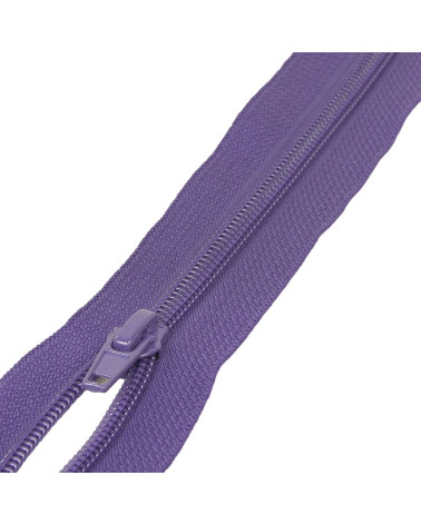 Spiral mesh separable sports zipper - purple