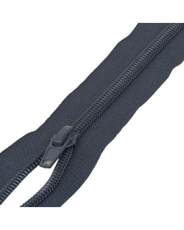Spiral mesh separable sports zipper - navy blue