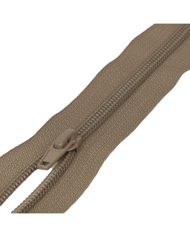 Separable sports zipper spiral mesh - chestnut bronze