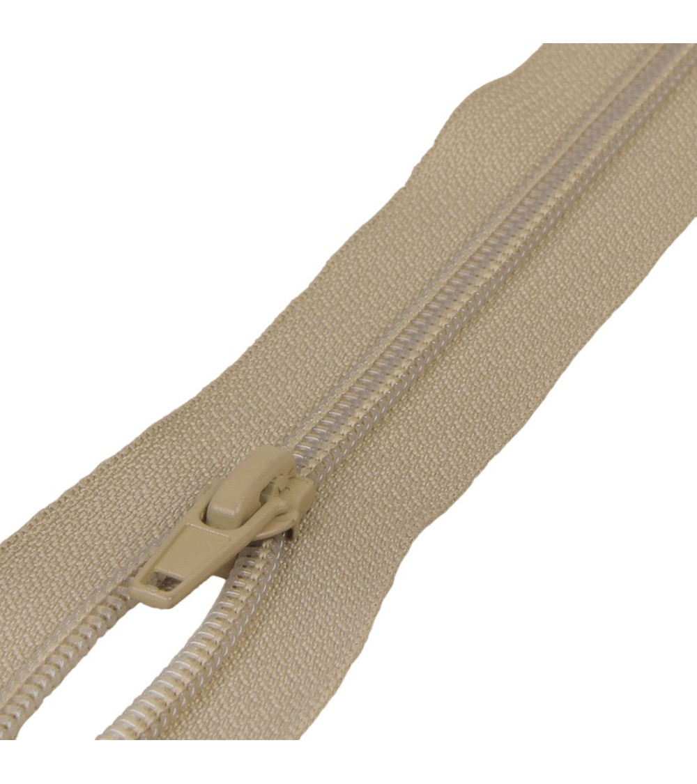 Cierre deportivo de malla en espiral separable - antílope beige