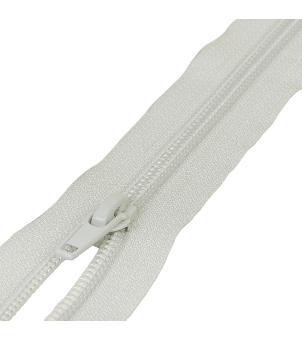 Spiral mesh separable sports zipper - north sea gray