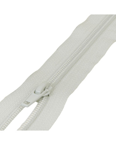 Separable sports zipper spiral mesh - north sea gray