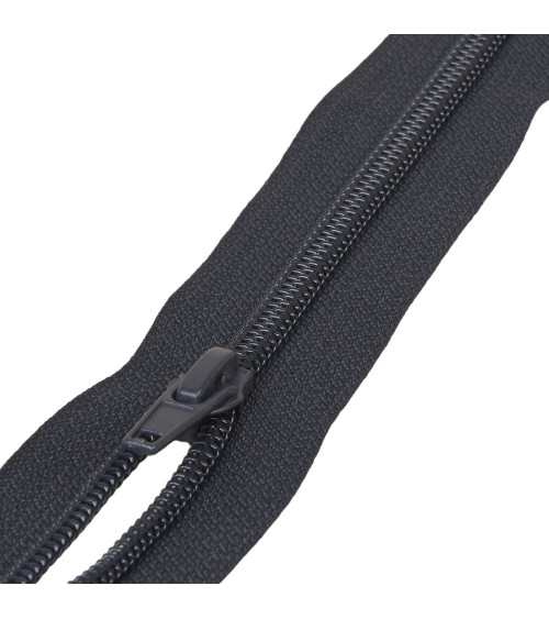 Spiral mesh separable sports zipper - dark navy blue