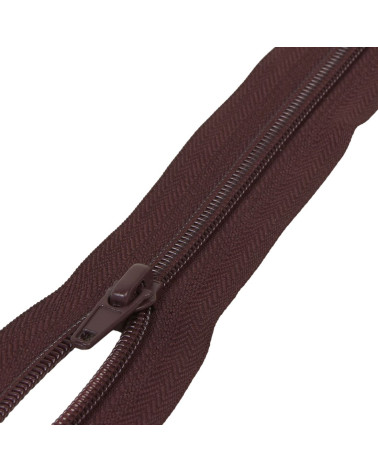 Separable spiral mesh sports zipper - dark burgundy