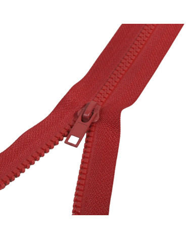 Ideale teilbare Jacke mit eingespritztem Verschluss – rot