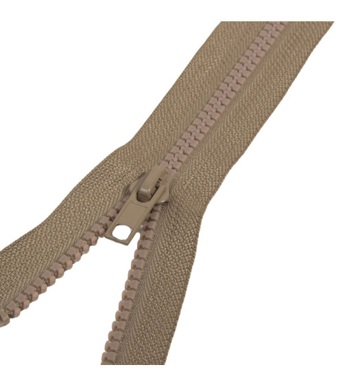 Ideal separable injected closure for jacket - chestnut bronze