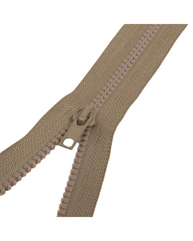 Ideal separable injected closure for jacket - chestnut bronze