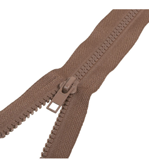 Ideal separable injected closure for jacket - havana brown