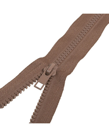 Ideal separable injected closure for jacket - havana brown