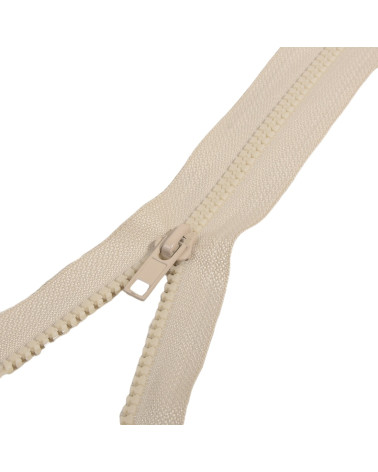 Separable injected closure ideal for jacket - stone beige