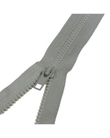 Ideal separable injected closure for jacket - ash gray