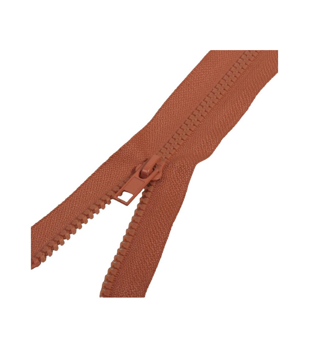 Ideal separable injected closure for jacket - rust orange