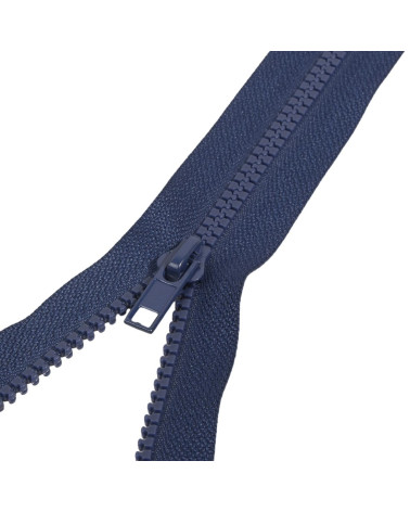 Ideal separable injected closure for jacket - navy blue