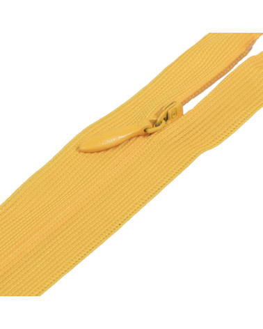Adjustable non-separable invisible zipper - but