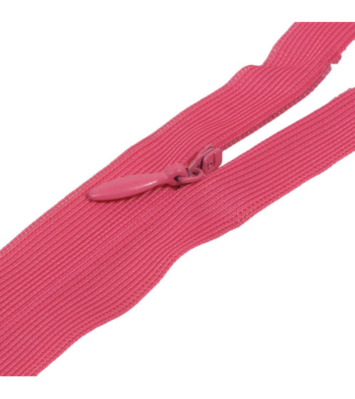 Adjustable invisible non-separable closure - fuchsia pink
