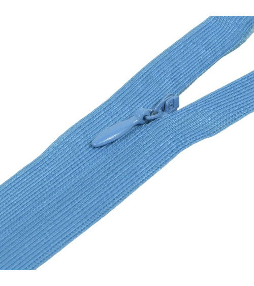 Adjustable invisible non-separable closure - Caribbean blue