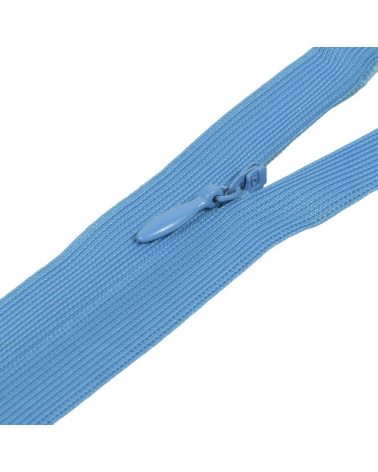 Cierre invisible ajustable no separable - Azul Caribe