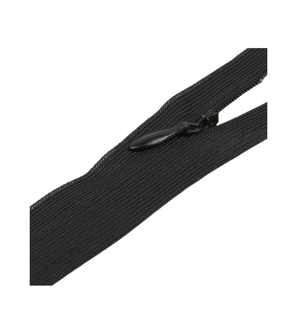 Adjustable non-separable invisible closure - black