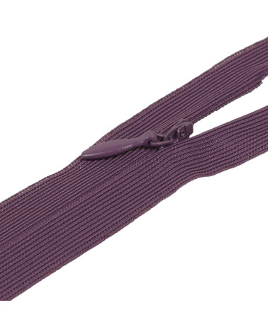 Invisible non-separable adjustable closure - rollable violet