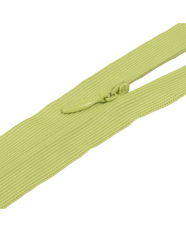Adjustable invisible non-separable closure - green pepper