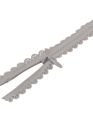 Cierre de cordones ajustable no separable - gris